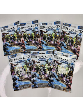 SEALED Mega Bloks Halo Bravo Series Blind Bags Lot of 7 2015 CNC83